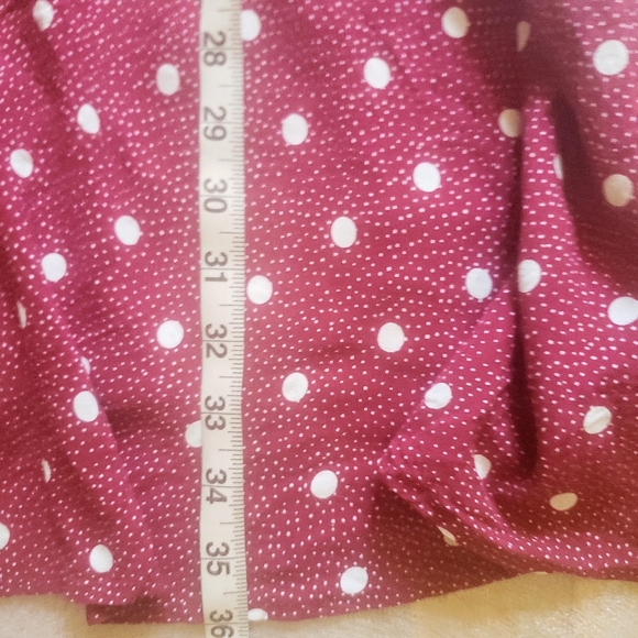 Old Navy Red White Polka Dot Mini Dress, M - Picture 11 of 11